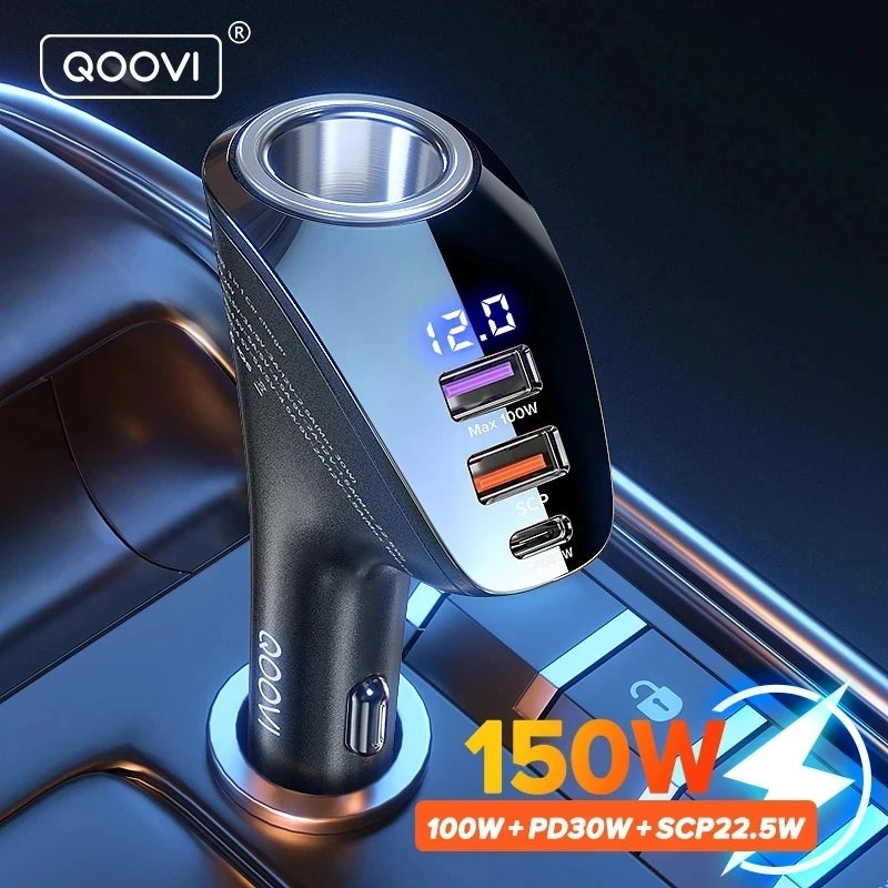 QOOVI 150W Çok Fonksiyonlu Çakmaklık Çoğaltıcı